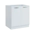 QS - 8D spodní skříňka, 2-dveřová, 900x800x600, bílá